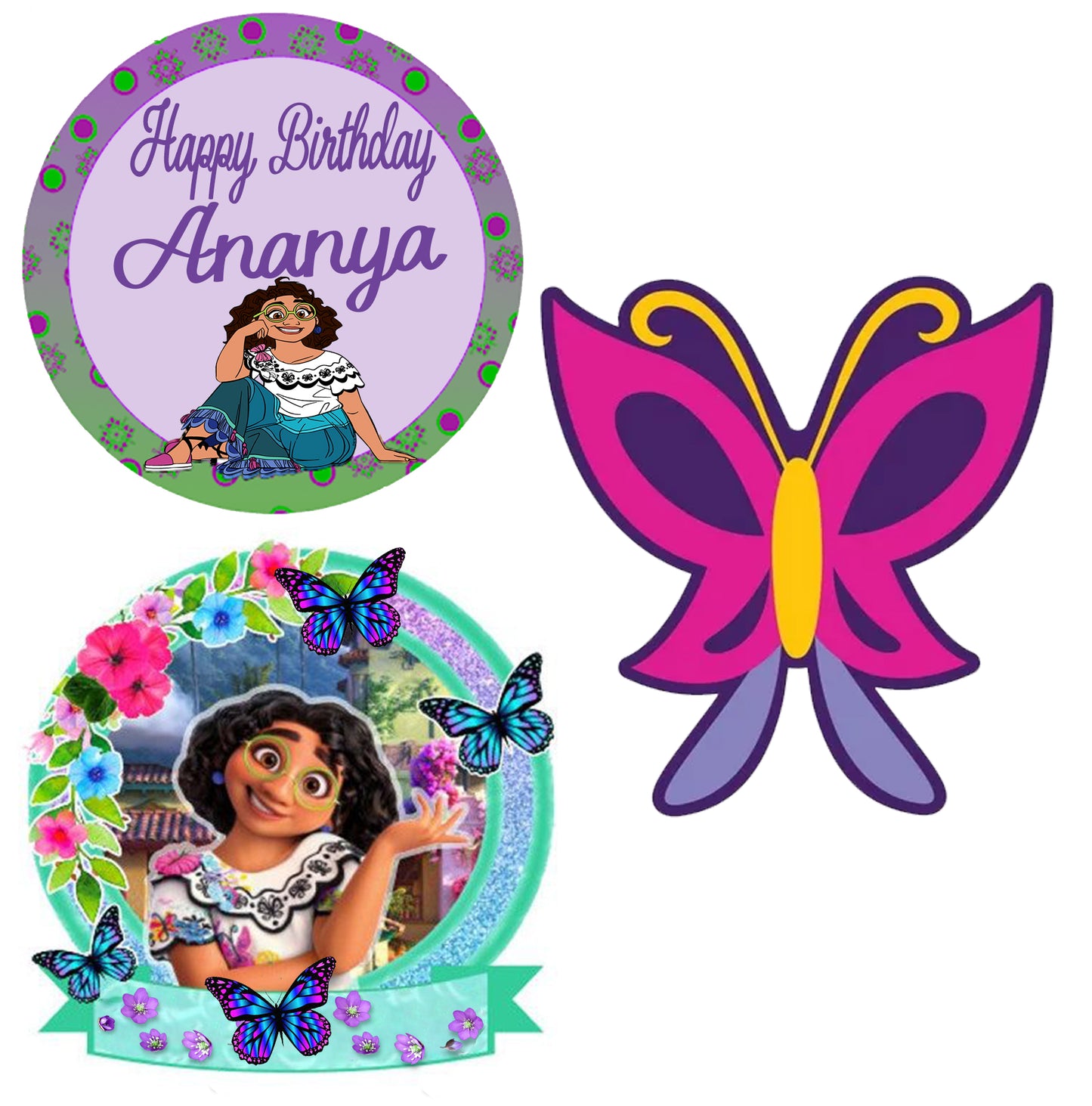 Encanto Theme Birthday Party Table Toppers for Decoration