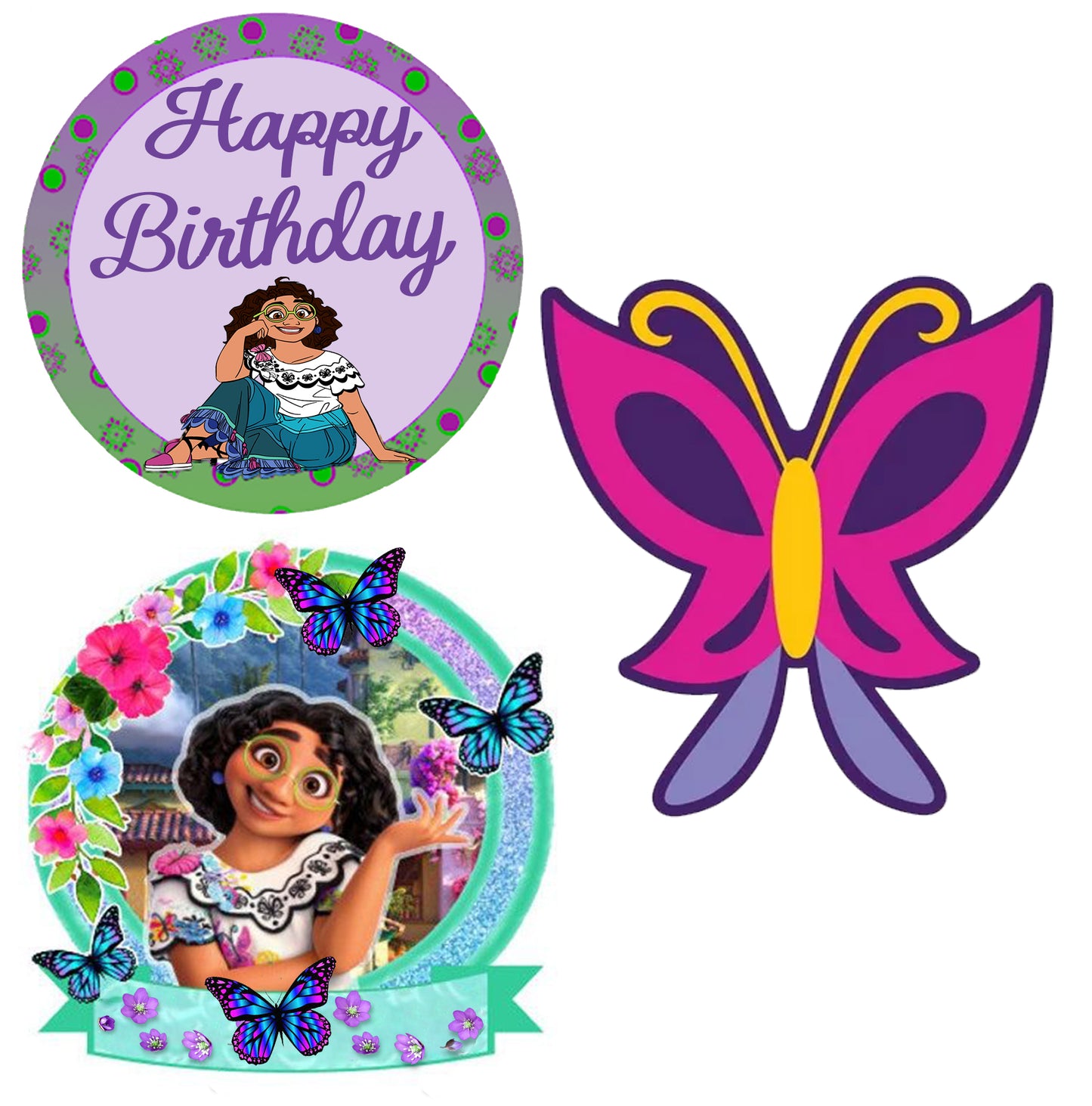 Encanto Theme Birthday Party Table Toppers for Decoration