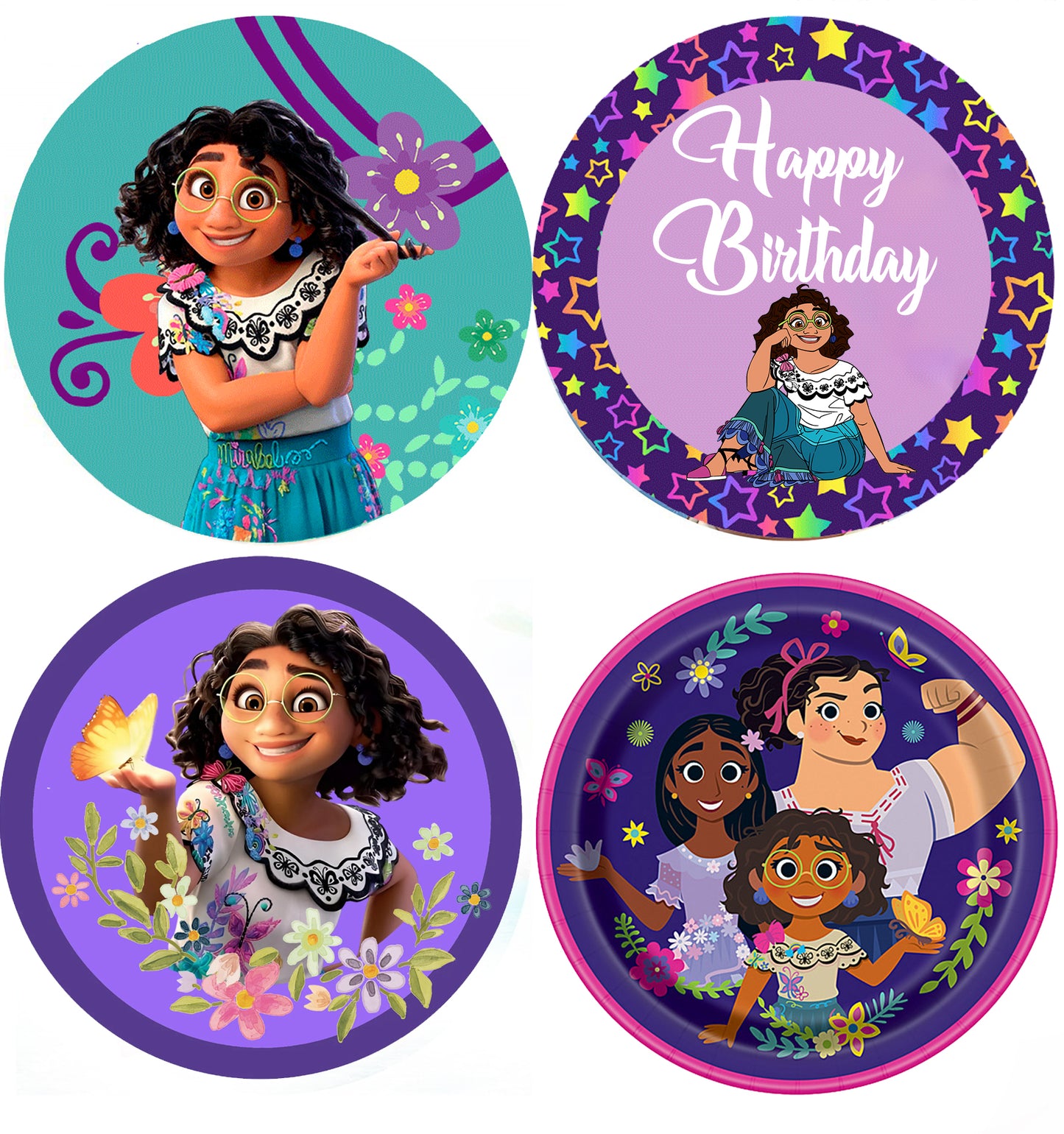 Encanto Theme Birthday Party Straws