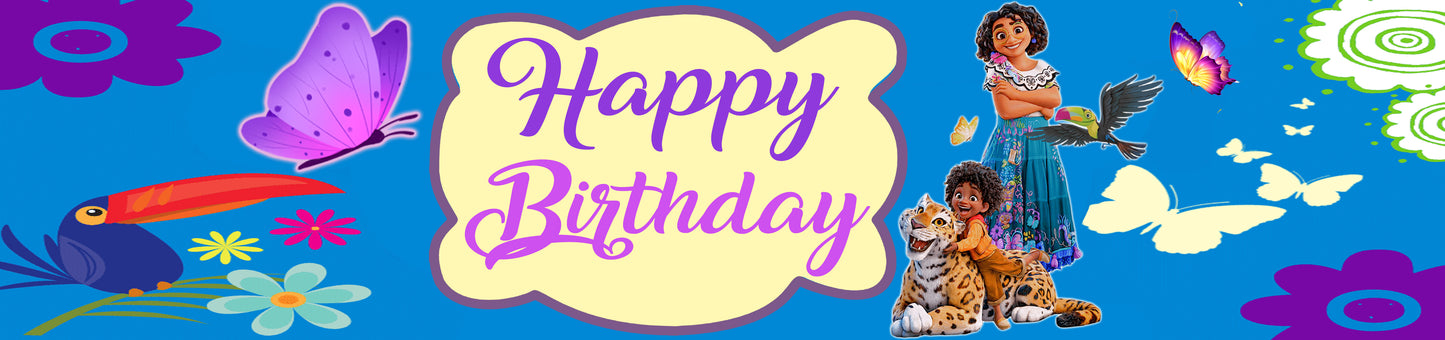 Encanto Theme Birthday Party Water Bottle Labels