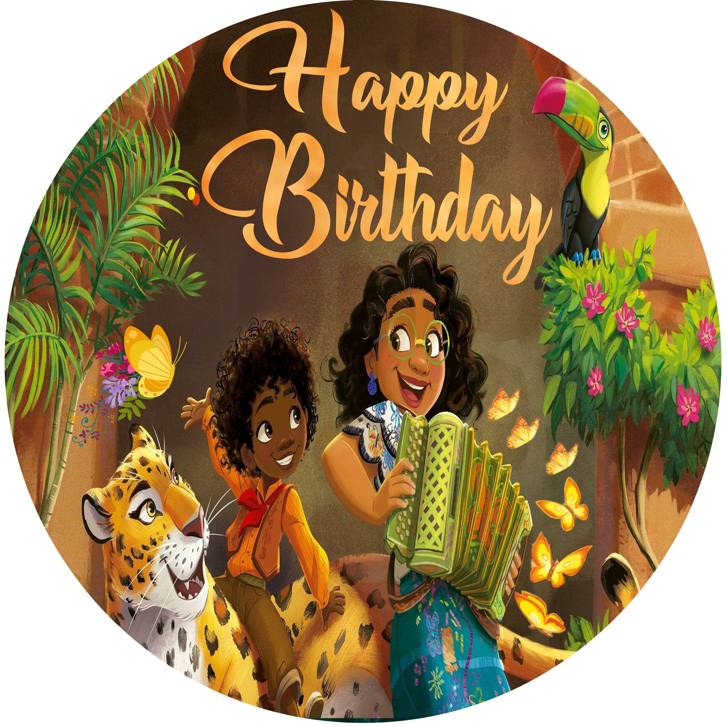 Encanto Theme Birthday Party Backdrop