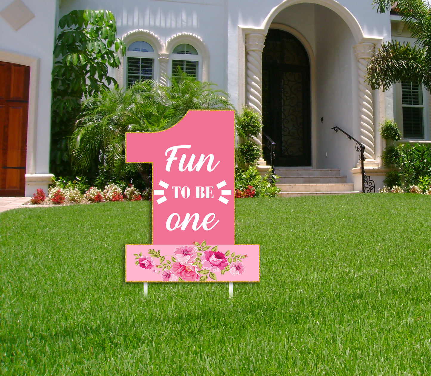 One Is Fun First Birthday Welcome Board