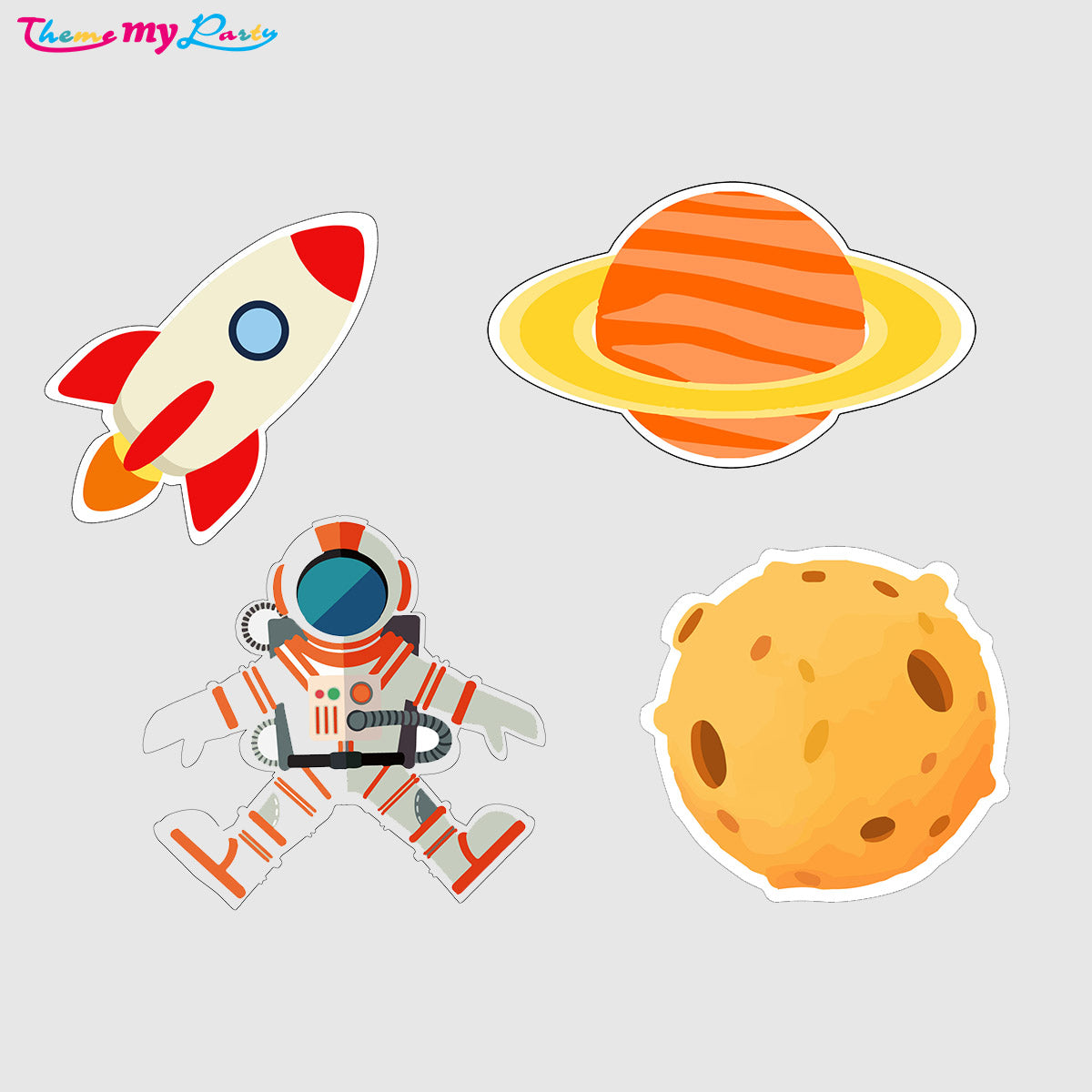 Space Theme Birthday Party Cutouts