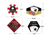 Casino/Card Party  Cutouts Pack For Decoration