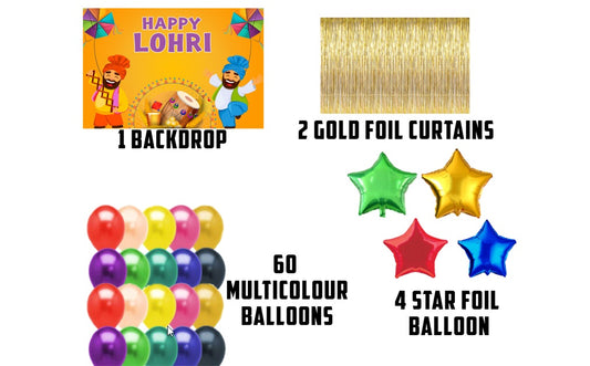 Lohri Party Decorations Complete Set