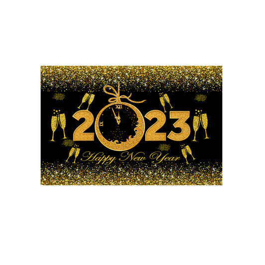 New Year Party Decorations Complete Set with Backdrop