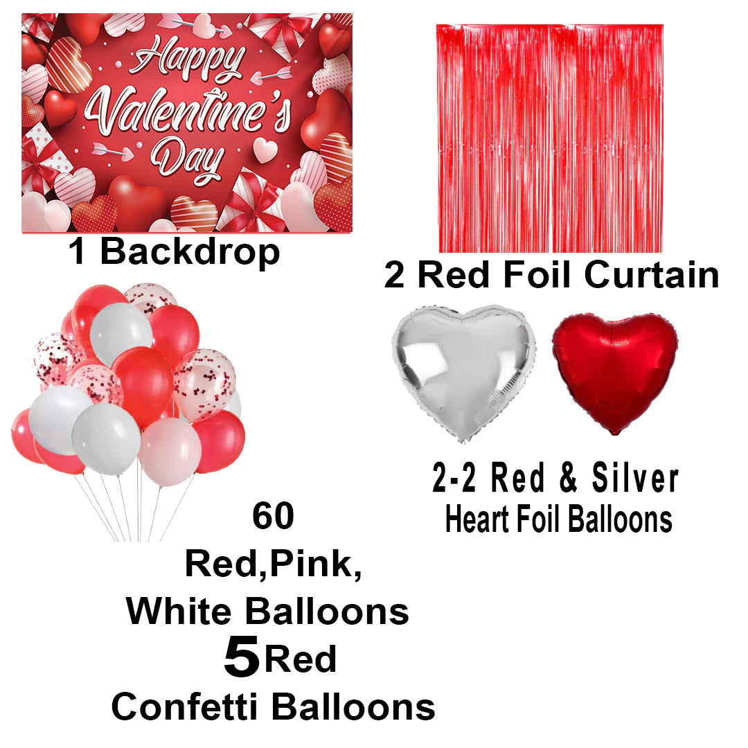 Valentine Party Decorations Complete Set