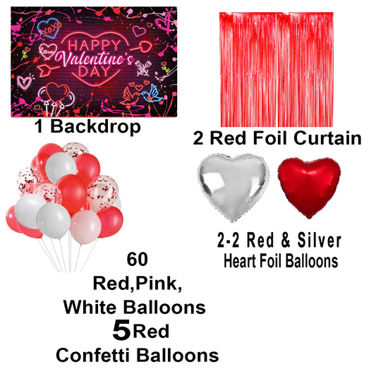 Valentine Party Decorations Complete Set