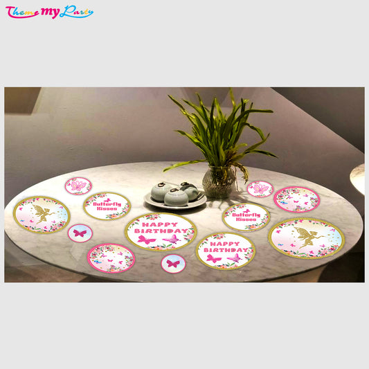 Butterflies & Fairies Theme Birthday Party Table Confetti