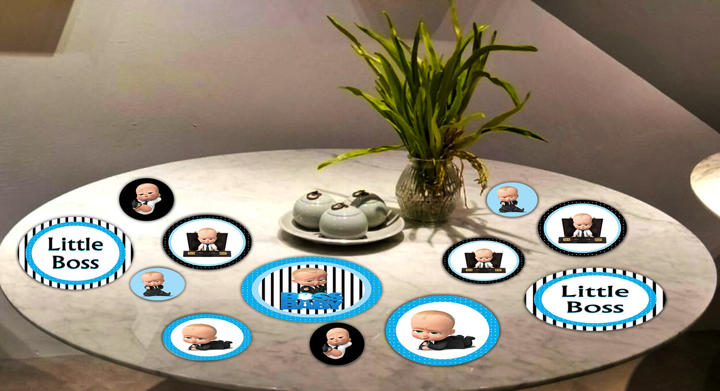 Boss Baby Theme Birthday Party Table Confetti