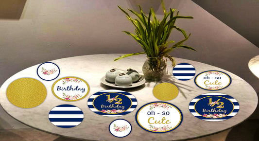 Half Birthday Party Table Confetti