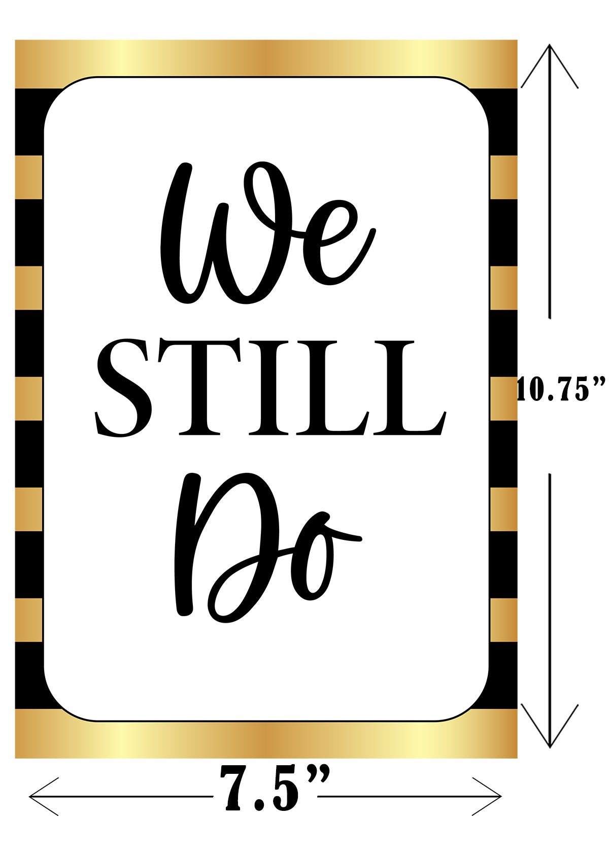 50th Anniversary Party Paper Door Banner for Wall Decoration