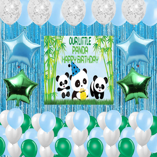 Panda Theme Birthday Party Decorations Complete Set