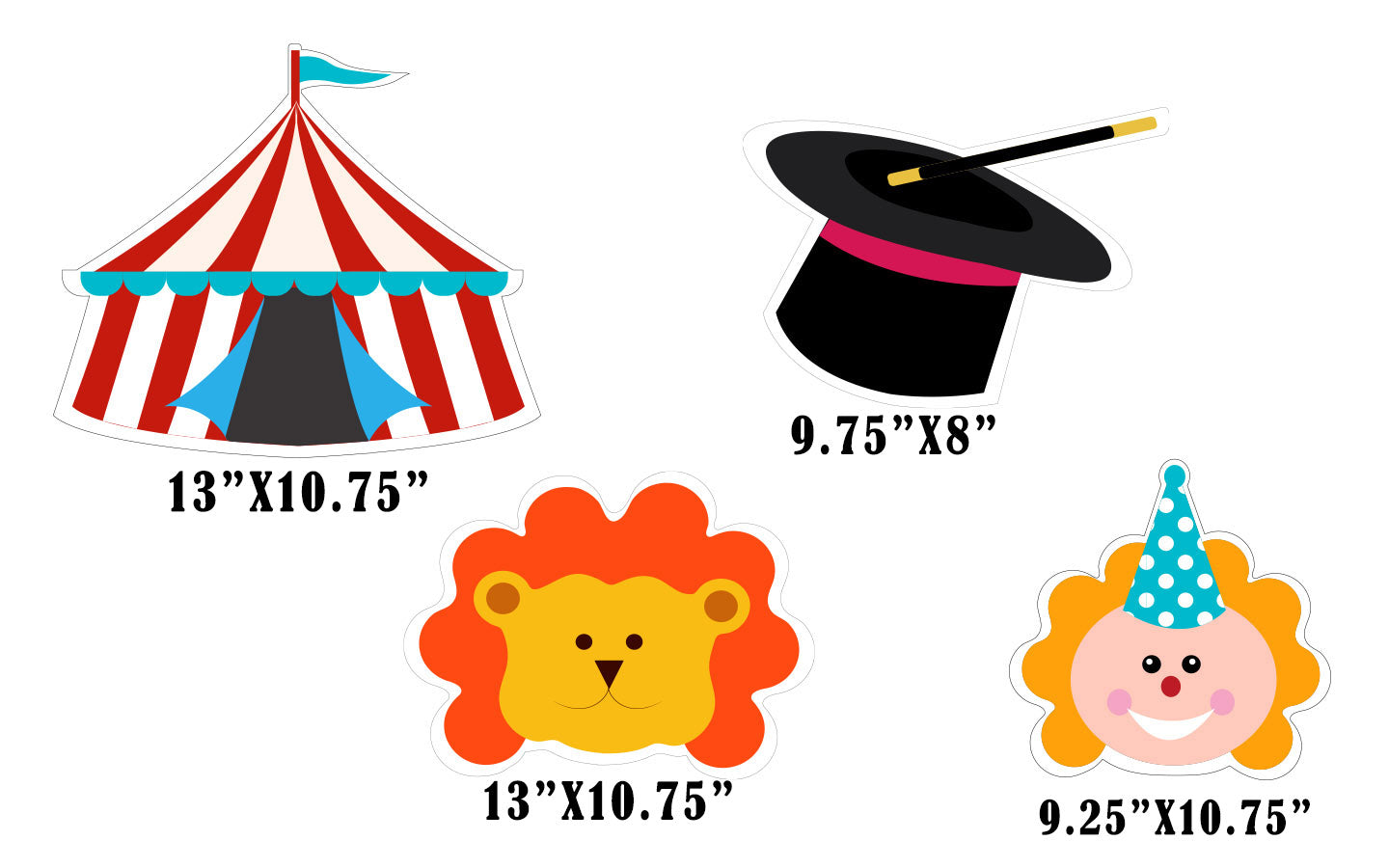 Carnival Theme Birthday Party Hanging Set for Decoration