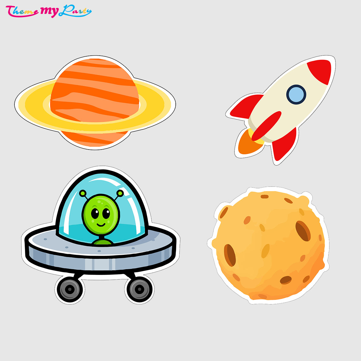 Space Theme Birthday Party Theme Hanging Set for Decoration