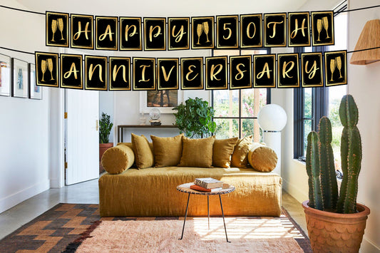 50th Anniversary Party Banner For Decorations