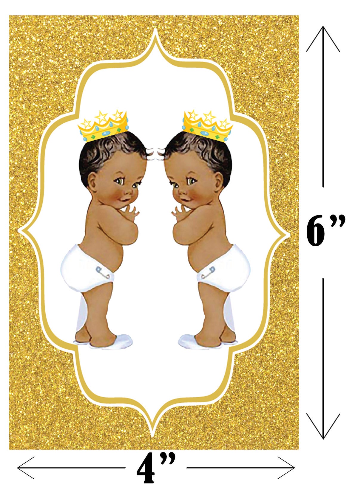 Twin Boys Happy Birthday Banner Decoration