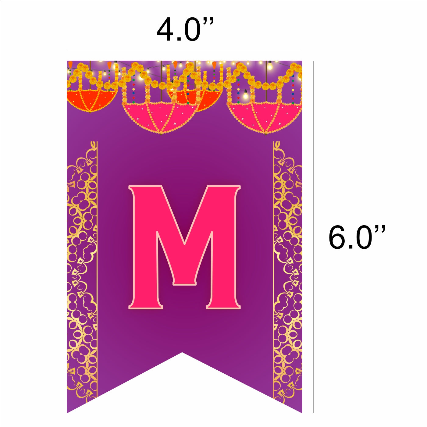 Mehandi Theme Party Banner for Decoration