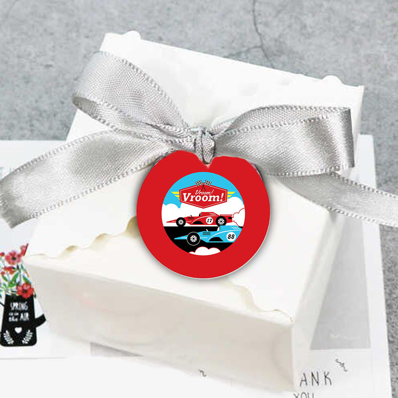 Cars Birthday Party Thank You Gift Tags