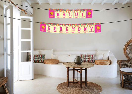 Haldi Theme Party Banner for Decoration