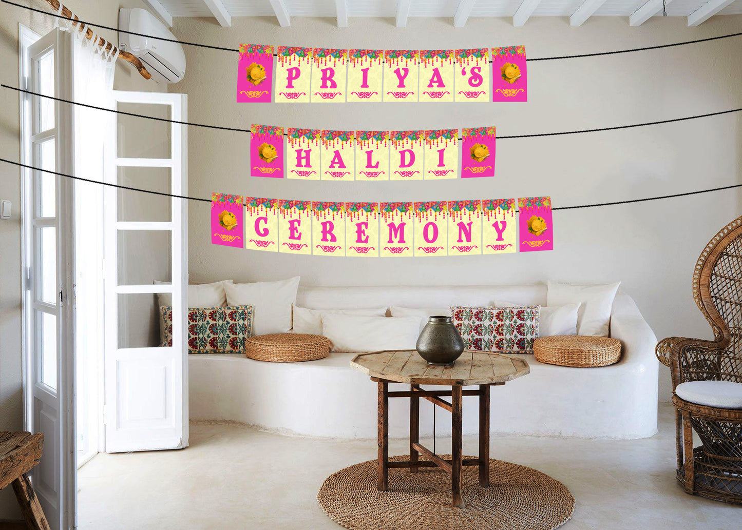 Haldi Theme Party Banner for Decoration