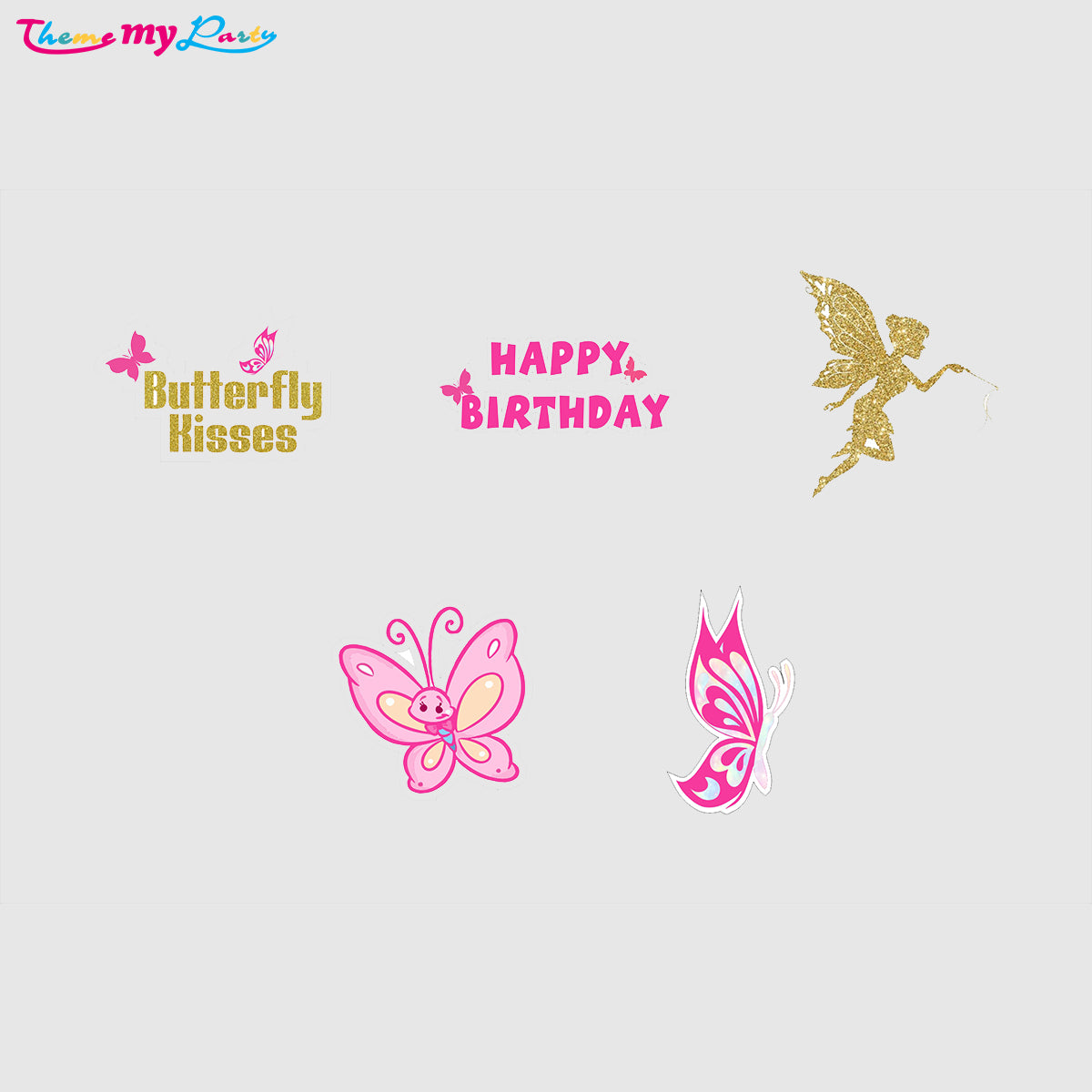 Butterflies & Fairies Theme Birthday Party Hanging Set for Decoration