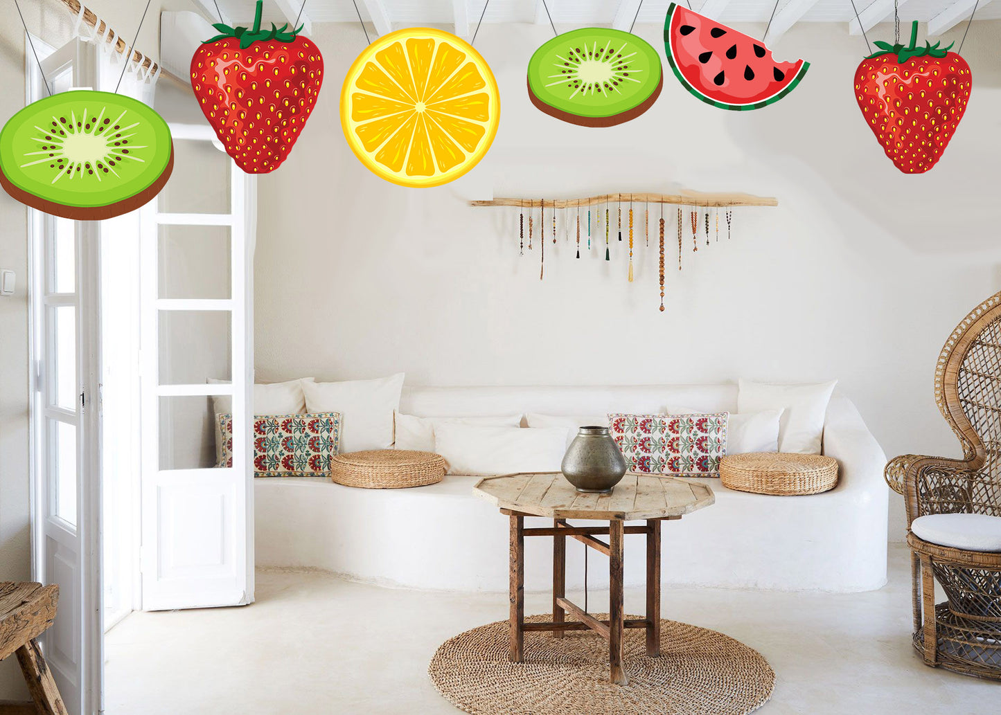 Twotti Fruity Theme Birthday Party Theme Hanging Set for Decoration