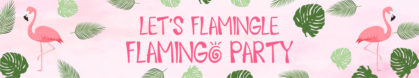Flamingo Theme Birthday Party Decoration Kit