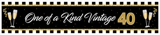 40th Birthday Long Banner for Decoration