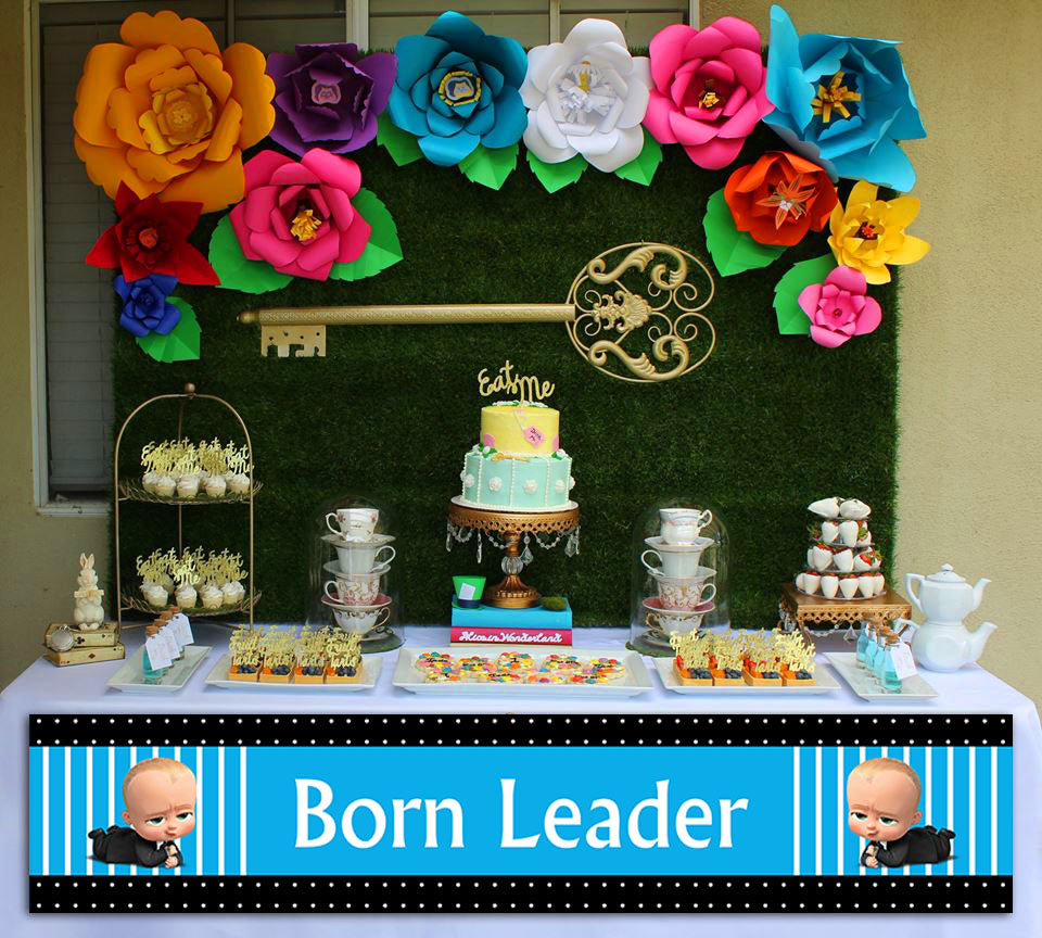 Boss Baby Theme Birthday Long Banner for Decoration