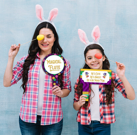 "Little Krishna "-Theme Party Selfie Photo Booth Picture Frame And Props