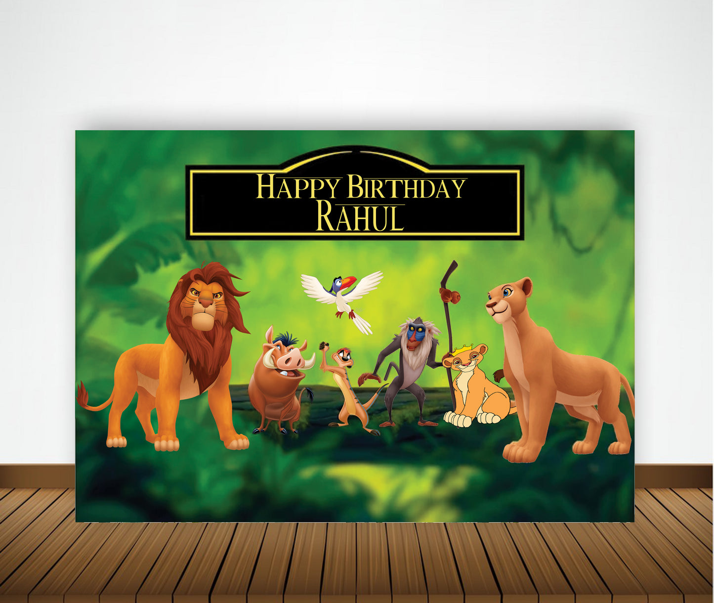 The Lion King Theme Birthday Party Backdrop