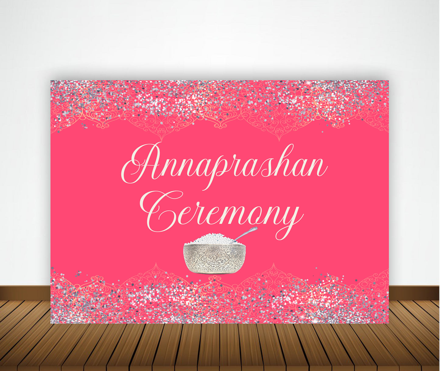 Annaprashan Ceremony Decoration Backdrop Banner For Kids