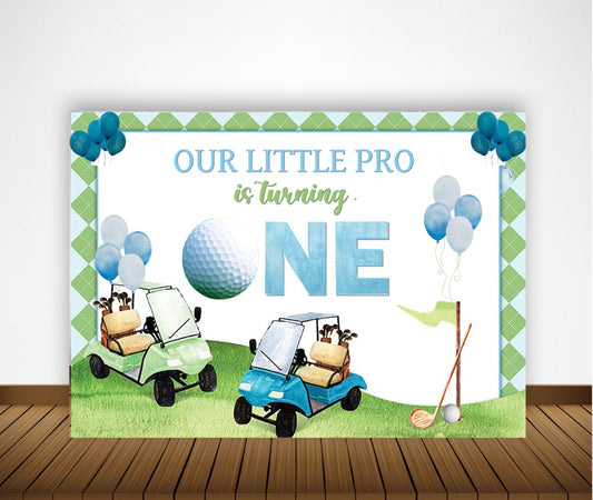 First Birthday Party Backdrop Decoration for Boys