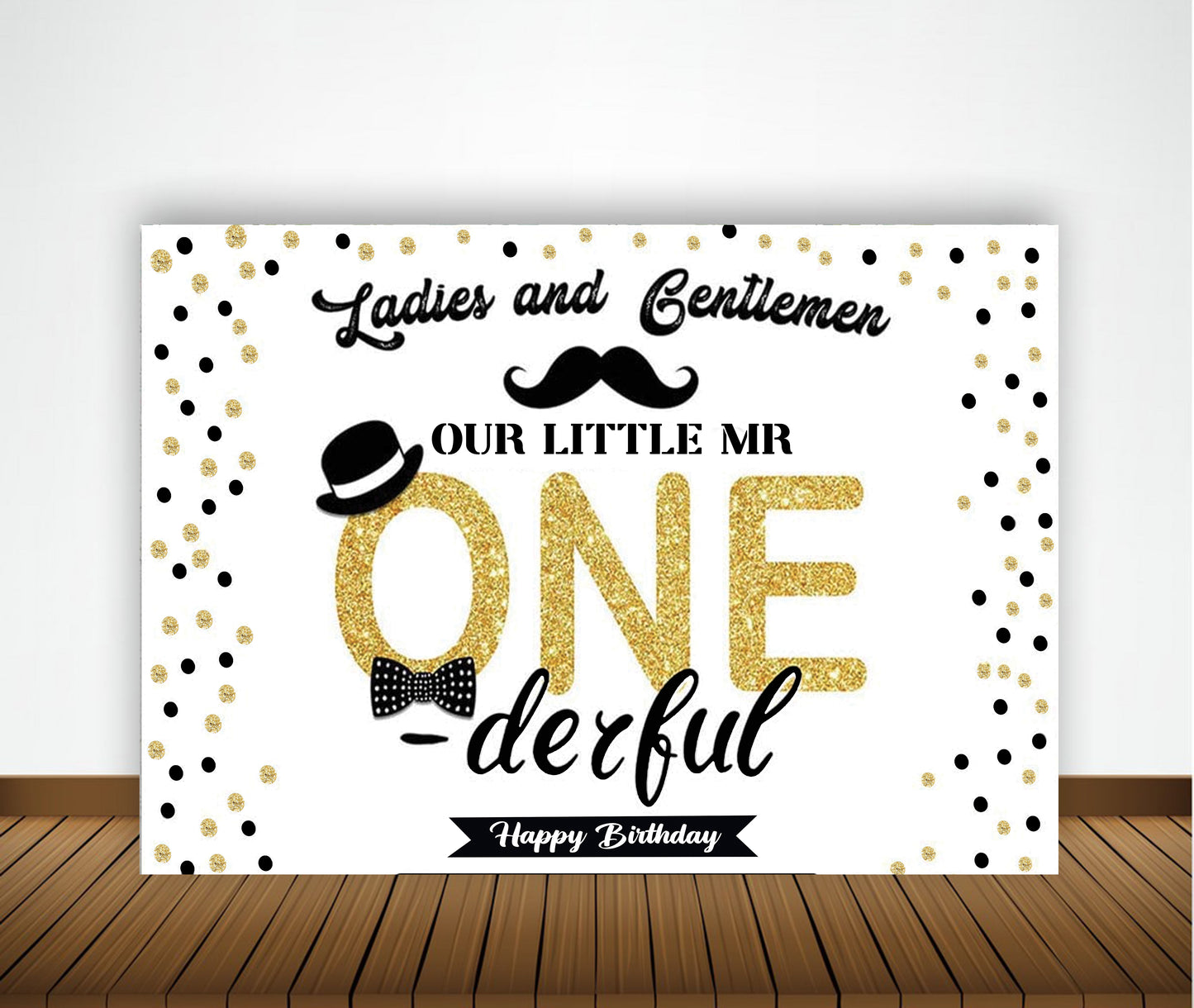 First Birthday Party Backdrop Decoration for Boys