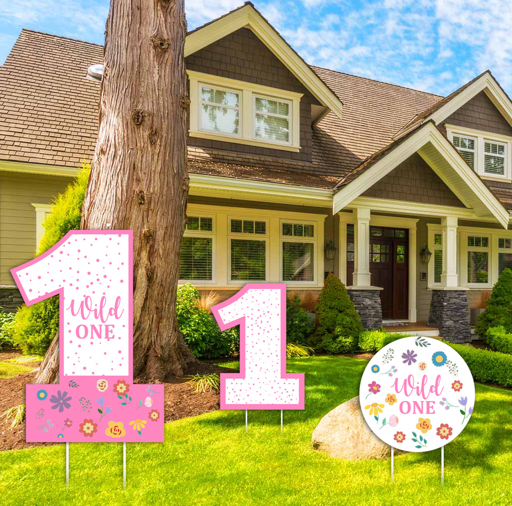 Wild One Birthday Party Cutouts