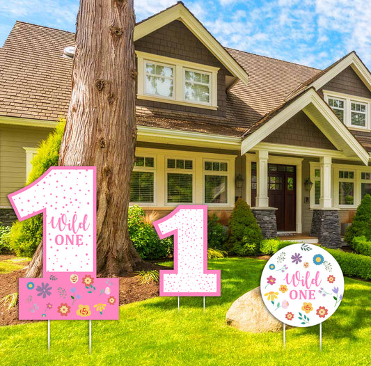 Wild One Birthday Party Cutouts