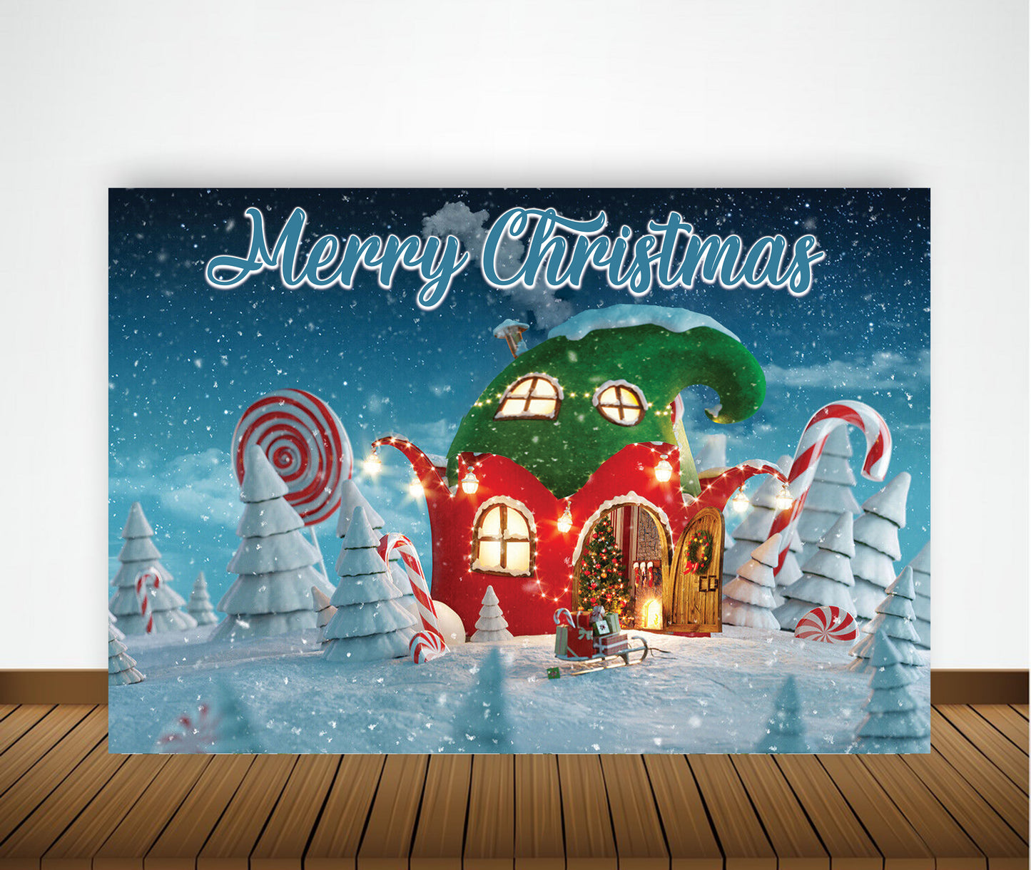 Christmas Party Backdrop for Decorations
