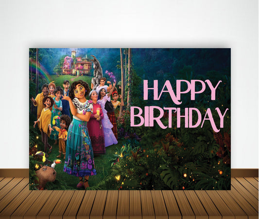 Encanto Theme Birthday Party Backdrop