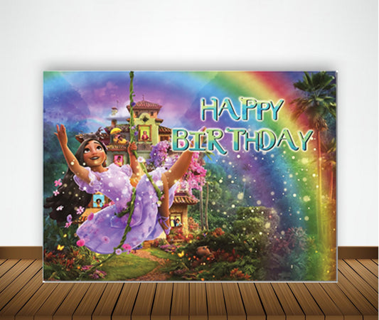 Encanto Theme Birthday Party Backdrop