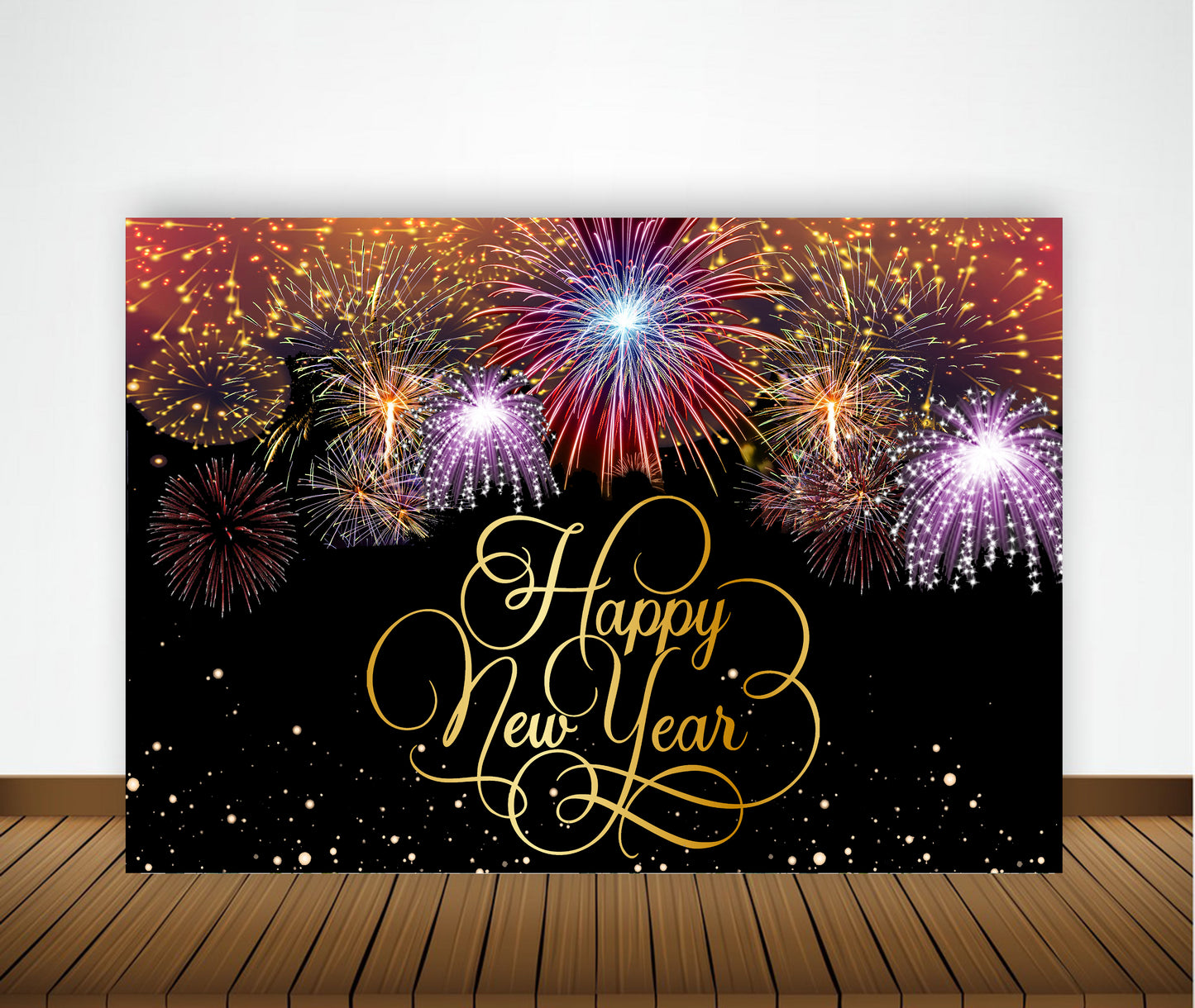 New Year Party Backdrop for Decorations