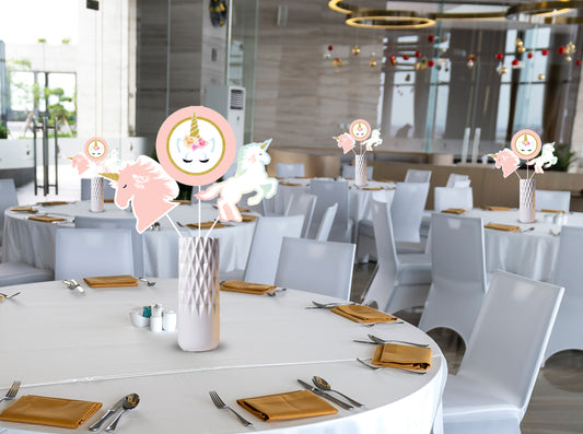 Unicorn Theme Table Top For Birthday Decoration