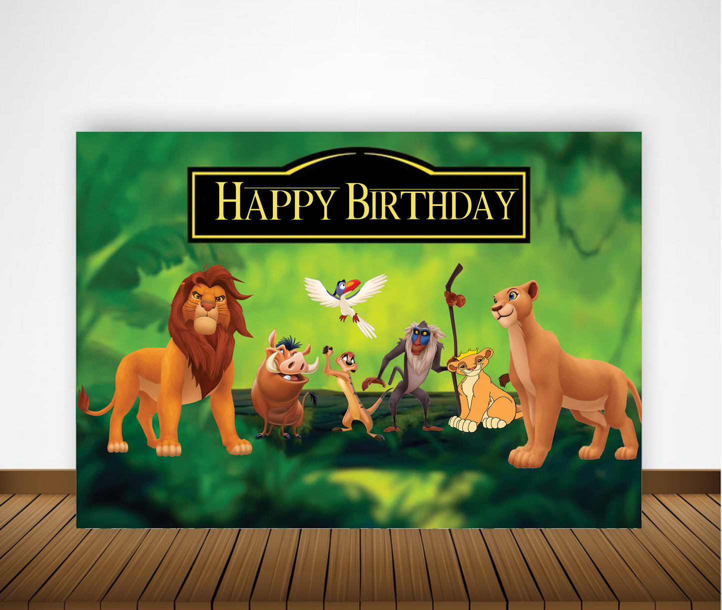 The Lion King Theme Birthday Party Backdrop