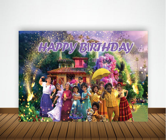 Encanto Theme Birthday Party Backdrop