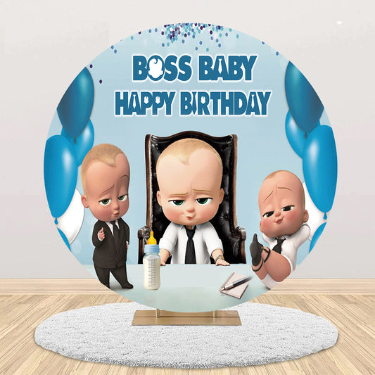 Boss Baby Theme Birthday Party Backdrop