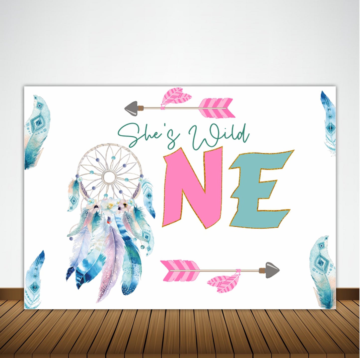 Wild One Birthday Party Backdrop