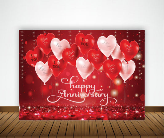 Anniversary Party Backdrop Banners for Couples