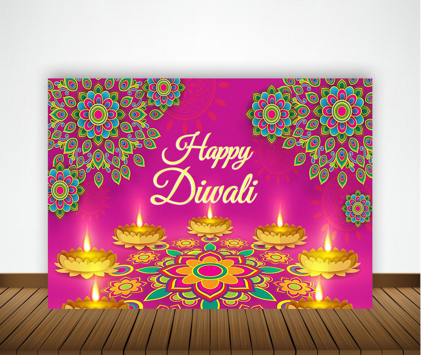 Diwali Party Decoration Backdrop