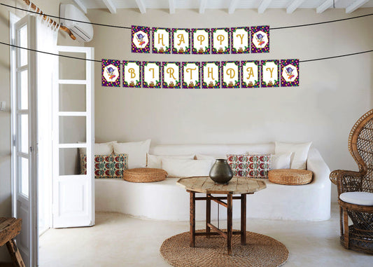 "Little Krishna "- Happy Birthday Banner Decoration