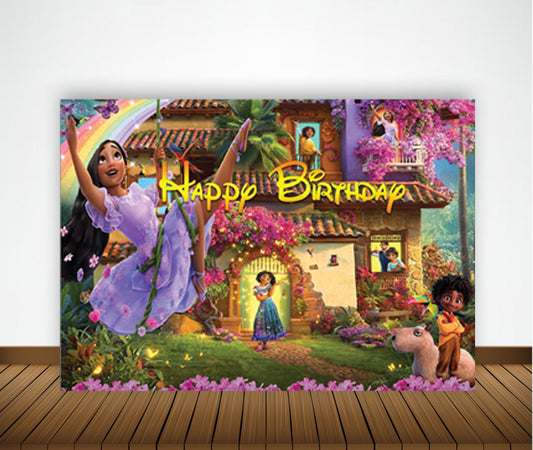 Encanto Theme Birthday Party Backdrop